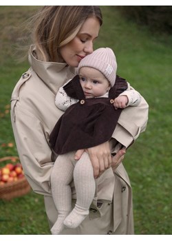 Reserved - Bawełniany komplet z opaską - brązowy ze sklepu Reserved w kategorii Komplety niemowlęce - zdjęcie 187386178