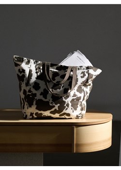 Sinsay - Torba shopper z uchwytami w krowie łatki - wielobarwny ze sklepu Sinsay w kategorii Torby Shopper bag - zdjęcie 187386819