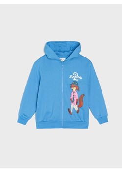Sinsay - Bluza z kapturem Disney Zwierzogród - niebieski ze sklepu Sinsay w kategorii Bluzy chłopięce - zdjęcie 187386827