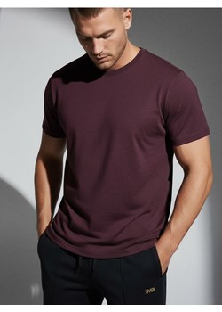 Sinsay - Koszulka basic - bordowy ze sklepu Sinsay w kategorii T-shirty męskie - zdjęcie 187386849