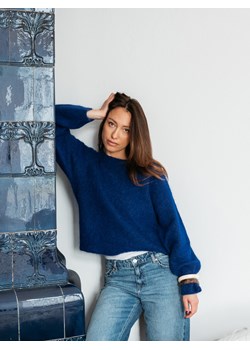 Reserved - Sweter z moherem i wełną - niebieski ze sklepu Reserved w kategorii Swetry damskie - zdjęcie 187387818