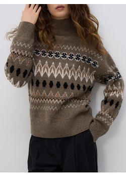 Reserved - Wełniany sweter - wielobarwny ze sklepu Reserved w kategorii Swetry damskie - zdjęcie 187387906