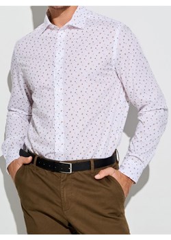 Sinsay - Koszula ze wzorem świątecznym - biały ze sklepu Sinsay w kategorii Koszule męskie - zdjęcie 187388146