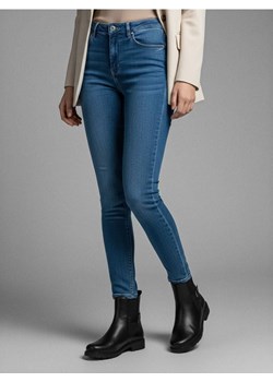 Sinsay - Jeansy skinny mid waist - niebieski ze sklepu Sinsay w kategorii Jeansy damskie - zdjęcie 187388177