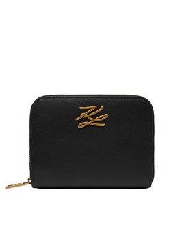 Portfel KARL LAGERFELD A4W32036 Czarny ze sklepu eobuwie.pl w kategorii Portfele damskie - zdjęcie 187388235