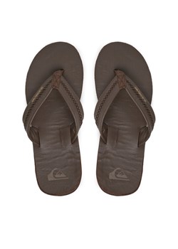 Quiksilver Japonki AQYL101302 Brązowy ze sklepu MODIVO w kategorii Klapki męskie - zdjęcie 187388478