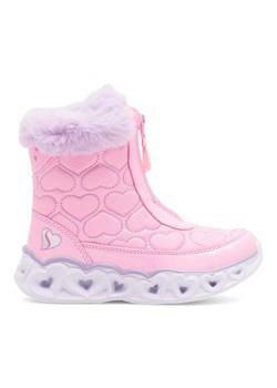 Botki Skechers 20286L PKLV ze sklepu ccc.eu w kategorii Buty zimowe dziecięce - zdjęcie 187388696