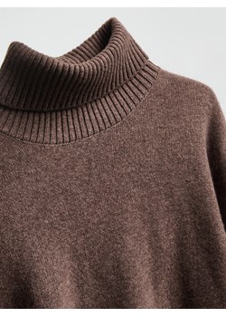 Reserved - Sweter z wełną z jaka - brązowy ze sklepu Reserved w kategorii Swetry męskie - zdjęcie 187388759