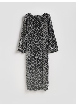 Reserved - Sukienka z cekinami - czarny ze sklepu Reserved w kategorii Sukienki - zdjęcie 187388819