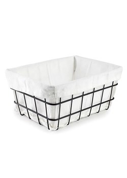 Ibili Koszyk w kolorze czarno-białym na pieczywo - 20 x 18 cm ze sklepu Limango Polska w kategorii Pojemniki kuchenne - zdjęcie 187389029