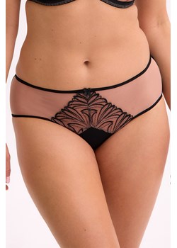 Gaia 1312P Imani figi klasyczny, wygodny krój czarno-beżowy ze sklepu kontri.pl w kategorii Majtki damskie - zdjęcie 187389956