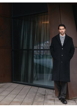 Reserved - Skórzane sztyblety - ciemnobrązowy ze sklepu Reserved w kategorii Buty zimowe męskie - zdjęcie 187390477