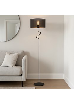Oryginalna lampa podłogowa do salonu MORONI AŻUR w czarnym kolorze ze sklepu Lysne w kategorii Lampy podłogowe - zdjęcie 187390627