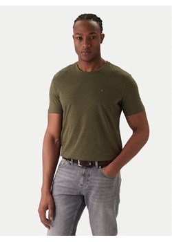 Tommy Jeans T-Shirt Jaspe DM0DM20363 Zielony Slim Fit ze sklepu MODIVO w kategorii T-shirty męskie - zdjęcie 187391185
