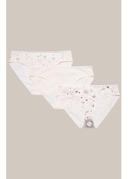 Esotiq 3-pack bawełniane figi damskie Mia-Mia 42267-K002, Kolor jasnobeżowy-wzór, Rozmiar L, Esotiq ze sklepu Primodo w kategorii Majtki damskie - zdjęcie 187391609