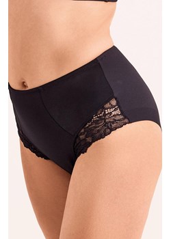 Figi damskie modelujące z wysokim stanem czarne Perla Pizzo, Kolor czarny, Rozmiar M, INFIORE ze sklepu Primodo w kategorii Majtki damskie - zdjęcie 187391638