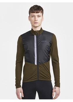 Craft Koszulka kolarska &quot;Bike SubZ Wool&quot; w kolorze oliwkowo-antracytowym ze sklepu Limango Polska w kategorii Kurtki męskie - zdjęcie 187391697