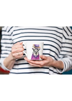 Mikasa Kubek &quot;Mouse&quot; w kolorze biało-fioletowym - 380 ml ze sklepu Limango Polska w kategorii Naczynia - zdjęcie 187391728