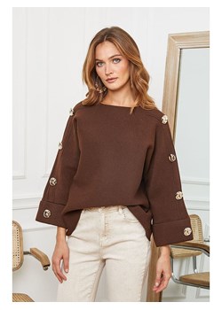 Joséfine Sweter &quot;Marole&quot; w kolorze brązowym ze sklepu Limango Polska w kategorii Swetry damskie - zdjęcie 187391989