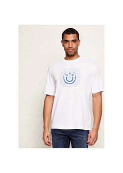 Hugo Blue T-shirt Namerix | Regular Fit ze sklepu Gomez Fashion Store w kategorii T-shirty męskie - zdjęcie 187392707