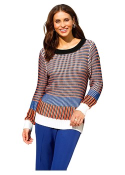 WITT WEIDEN Sweter w kolorze czerwono-niebieskim ze sklepu Limango Polska w kategorii Swetry damskie - zdjęcie 187392798