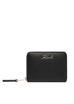 Portfel KARL LAGERFELD B1W32036 Czarny ze sklepu eobuwie.pl w kategorii Portfele damskie - zdjęcie 187392876