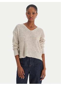 Vero Moda Bluzka Leilani 10318223 Beżowy Loose Fit ze sklepu MODIVO w kategorii Bluzki damskie - zdjęcie 187393076