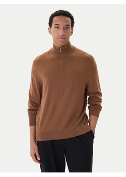 Calvin Klein Golf LV04LD318G Brązowy Regular Fit ze sklepu MODIVO w kategorii Swetry męskie - zdjęcie 187393095