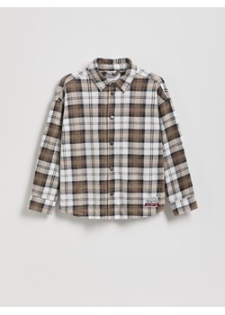 Reserved - Koszula w kratę - beżowy ze sklepu Reserved w kategorii Koszule chłopięce - zdjęcie 187393608