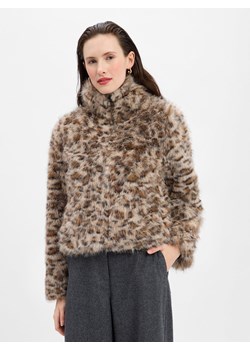 Noisy May Damska kurtka ze sztucznego futra - NMJennifer Kobiety beżowy wzorzysty ze sklepu vangraaf w kategorii Kurtki damskie - zdjęcie 187393696