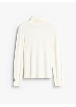 Mohito - Kremowy sweter z golfem - kremowy ze sklepu Mohito w kategorii Swetry damskie - zdjęcie 187394515
