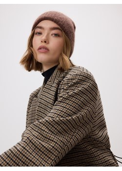 Reserved - Czapka z wełną i moherem - brązowy ze sklepu Reserved w kategorii Czapki zimowe damskie - zdjęcie 187394817