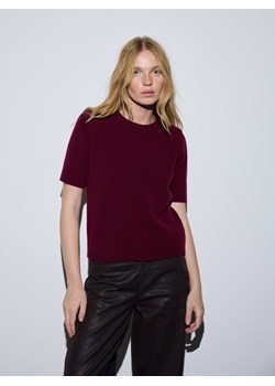 Reserved - Wełniany sweter - bordowy ze sklepu Reserved w kategorii Swetry damskie - zdjęcie 187395358
