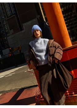 Reserved - Czapka beanie - niebieski ze sklepu Reserved w kategorii Czapki zimowe damskie - zdjęcie 187395387