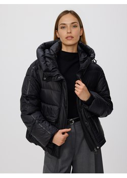 Reserved - Pikowana kurtka z kapturem - czarny ze sklepu Reserved w kategorii Kurtki damskie - zdjęcie 187395526