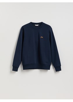 Reserved - Bluza z haftem - granatowy ze sklepu Reserved w kategorii Bluzy męskie - zdjęcie 187396038