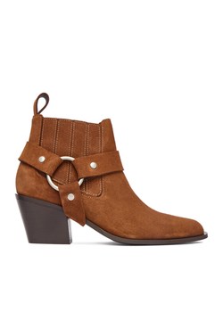 Botki Badura EO-CLEO-501-25 Brązowy ze sklepu eobuwie.pl w kategorii Botki - zdjęcie 187396879