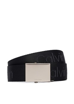 Calvin Klein Pasek Męski Logo Webbing Plaque 38Mm Fixed LV04D7075G Czarny ze sklepu MODIVO w kategorii Paski męskie - zdjęcie 187397255