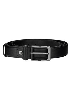 PASEK MĘSKI SKÓRZANY PIERRE CARDIN CZARNY KLASYCZNY 135cm ze sklepu lenaodniemowlakadoszkolniaka.pl w kategorii Paski męskie - zdjęcie 187397598