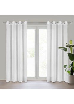 ZASŁONA GOTOWA AGIS 140 X 250 CM BIAŁY ze sklepu lenaodniemowlakadoszkolniaka.pl w kategorii Zasłony - zdjęcie 187397825