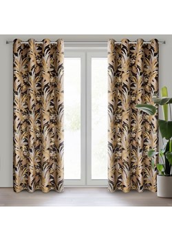 ZASŁONA GOTOWA ADEL 140 X 250 CM CZARNY ze sklepu lenaodniemowlakadoszkolniaka.pl w kategorii Zasłony - zdjęcie 187398616