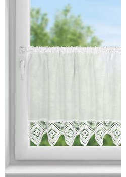 FIRANA GOTOWA ISAAC NA TAŚMIE 150 X 60 CM BIAŁY ze sklepu lenaodniemowlakadoszkolniaka.pl w kategorii Firany - zdjęcie 187399268