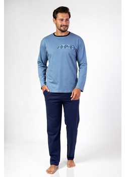 Piżama męska z długim rękawem długie spodnie 466 2XL ze sklepu lenaodniemowlakadoszkolniaka.pl w kategorii Piżamy męskie - zdjęcie 187399835