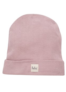 Czapka niemowlęca bawełniana różowa Pinokio Hello wyprawka niemowlęca ze sklepu lenaodniemowlakadoszkolniaka.pl w kategorii Czapki dziecięce - zdjęcie 187400117