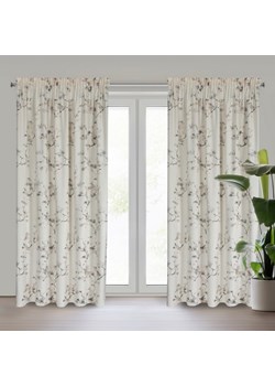 ZASŁONA GOTOWA SELENA NA TAŚMIE 140 X 270 CM KREMOWY ze sklepu lenaodniemowlakadoszkolniaka.pl w kategorii Zasłony - zdjęcie 187400156