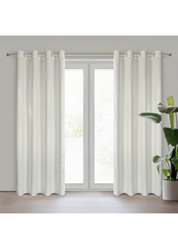 ZASŁONA GOTOWA OLETA 140 X 250 CM BIAŁY ze sklepu lenaodniemowlakadoszkolniaka.pl w kategorii Zasłony - zdjęcie 187401279