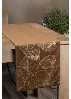 OBRUS BLINK 16 35 X 180 CM BRĄZOWY ze sklepu lenaodniemowlakadoszkolniaka.pl w kategorii Obrusy i bieżniki - zdjęcie 187401789