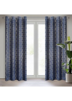 ZASŁONA GOTOWA KAJA 135 X 250 CM GRANATOWY ze sklepu lenaodniemowlakadoszkolniaka.pl w kategorii Zasłony - zdjęcie 187402167