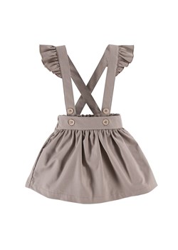 Spódniczka na szelkach dla dziewczynki beżowa Eevi Ceremony ze sklepu lenaodniemowlakadoszkolniaka.pl w kategorii Spódnice - zdjęcie 187402449