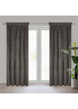 ZASŁONA GOTOWA VILLA NA TAŚMIE 140 X 270 CM GRAFITOWY ze sklepu lenaodniemowlakadoszkolniaka.pl w kategorii Zasłony - zdjęcie 187403515